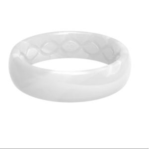 Groove Ring SOLID PEARL THIN RING, Sz 7